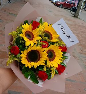 Bouquet variedad girasol R4